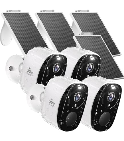 Camara De Seguridad Solar Inalambricas Para Exterior Con Vision