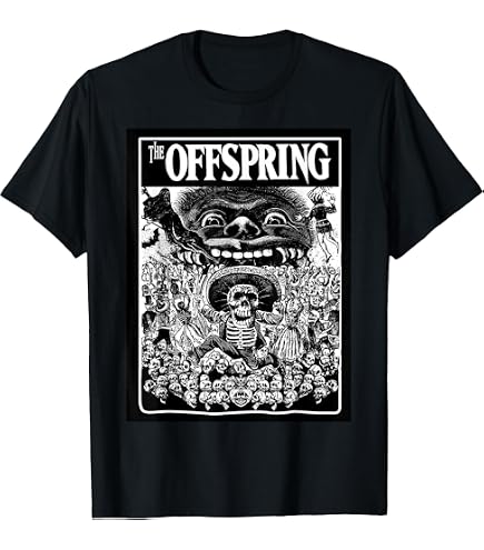 Amazon.com: OffSpring Men's Smash Album Tee T-Shirt Medium Black