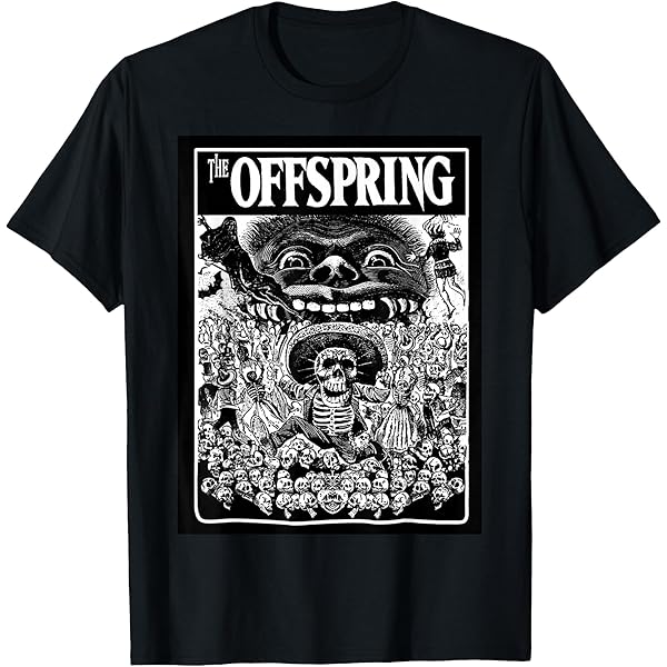 THE OFFSPRING ロゴ Tシャツ ダークブルー THE OFFSPRING White Guy Blue, Tシャツ - メタルTシャツ専門店