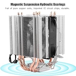 Single Fan Radiator, 4 Heat Pipe CPU Fan Radiator