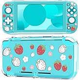 Protective Case for Nintendo Switch Lite, Cute Hard Cover for Nintendo Switch Lite Case Clear Front & Back Cover Design Switch Lite Cases Anti-Scratch Slim Shell Protector Switch Lite Accessories
