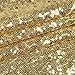 TRLYC 20Ft W by 10FT H Gold Sequin Backdrop Curtain for Wedding Halloween Thanksgiving Day Christmas