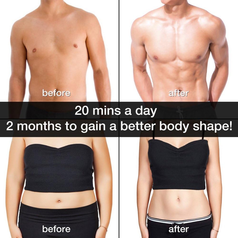 Loveka EMS stimolante Muscolare Allenatore tonificante Muscolare Addominale  stimolante Dispositivo Fitness e Allenamento Muscolare per Uomini e Donne  Fitness e palestra Sport e tempo libero tomorrowshope.tv