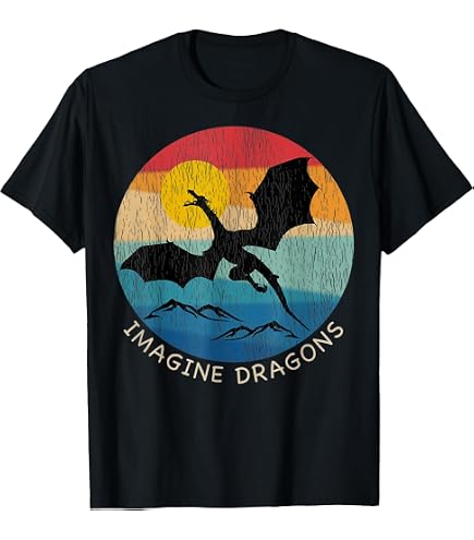 Amazon.com: Official Imagine Dragons Loom Album T-Shirt : Clothing