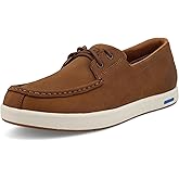 Twisted X Men's Boat Shoe Ultralite X, Moc Toe with CellStretch and Ultralite X