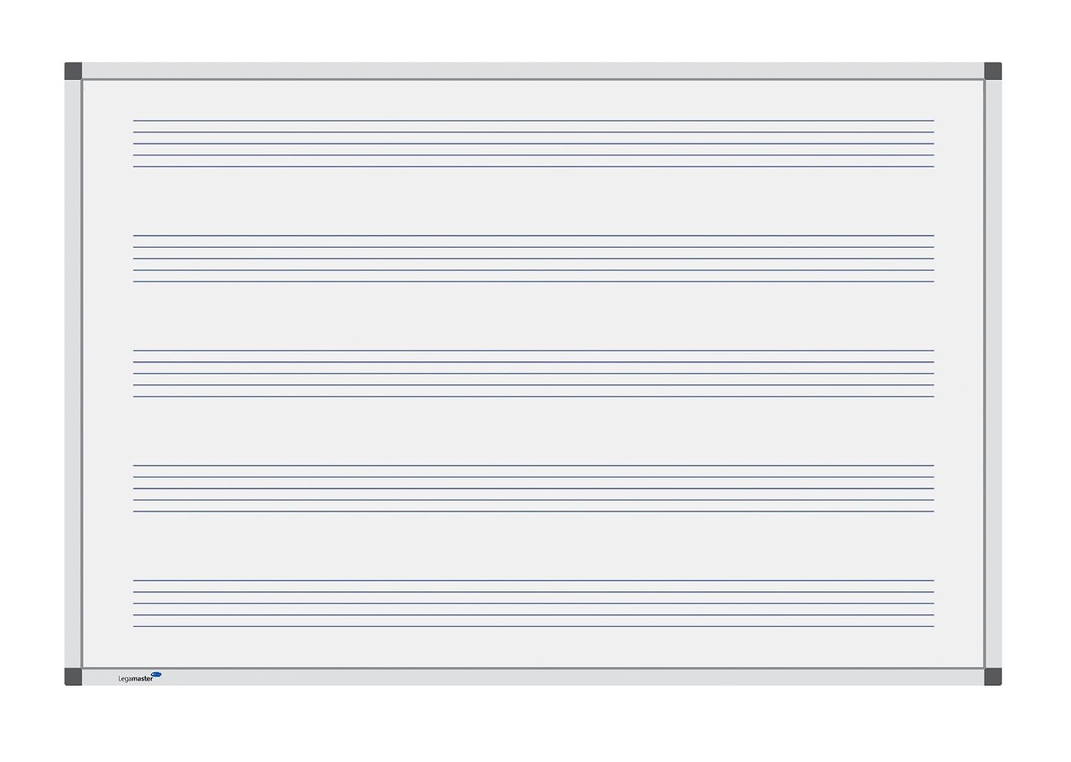 Legamaster 7 101963 Whiteboard Premium Notenlinien 150 X 100 Cm