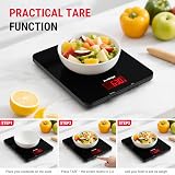 201 Digital Kitchen Scale 5kg Tempered Glass Backlit LCD view 5