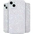 LONLI Hue - for iPhone 15 Plus Case - White Pearl Tort [10FT Drop Protection] - Shockproof Cover with Color Changing Effect | Cute and Unique for Women, Girls and Men (2023)