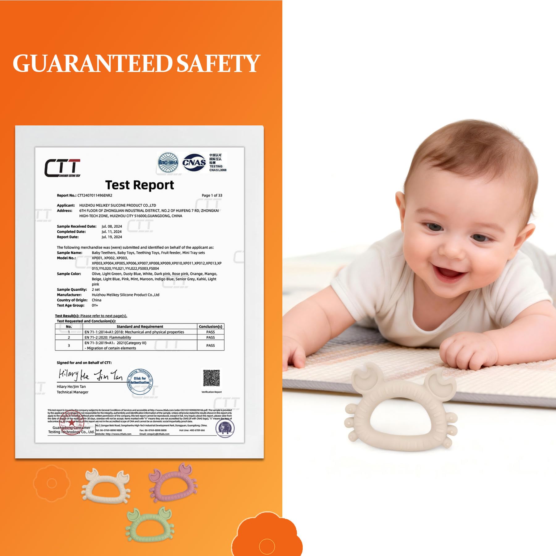 Mini Teething Toys for Newborns 0-3-6Months Food-Grade Silicone BPA-Free Anti-Choking One-Piece Design Soft & Non-Toxic First Teether for Tiny Hands Easy Grip, Gentle Gum Massage, Multi-Color 3-Pack