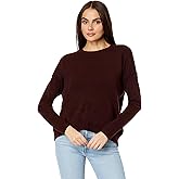 Vince Camuto Womens Long Sleeve Extend Shoulder Center Facing Seam Cozy SweaterSweater