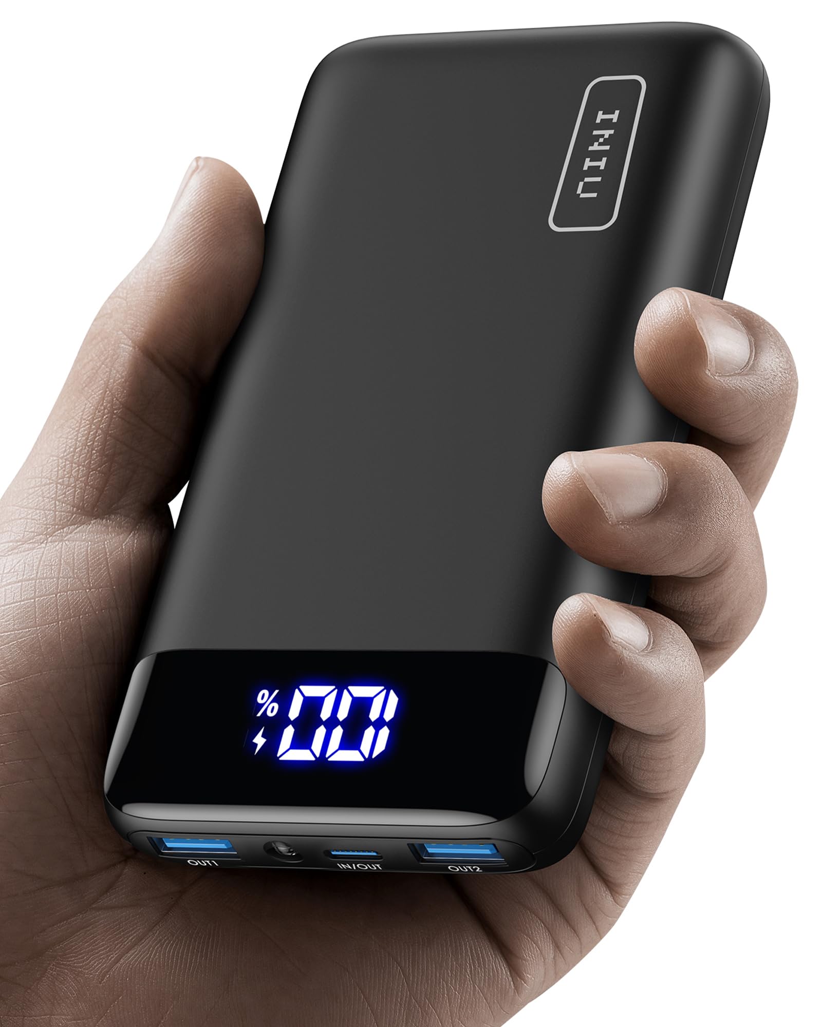 INIU Power Bank, 20000mAh Fast Charging Portable Charger, 22.5W Powerbank with USB Type C Input & Output, Battery Pack PD3.0 QC4.0 for iPhone 16 15 14 13 12 Pro Max Mini Plus Samsung S24 S23 iPad etc