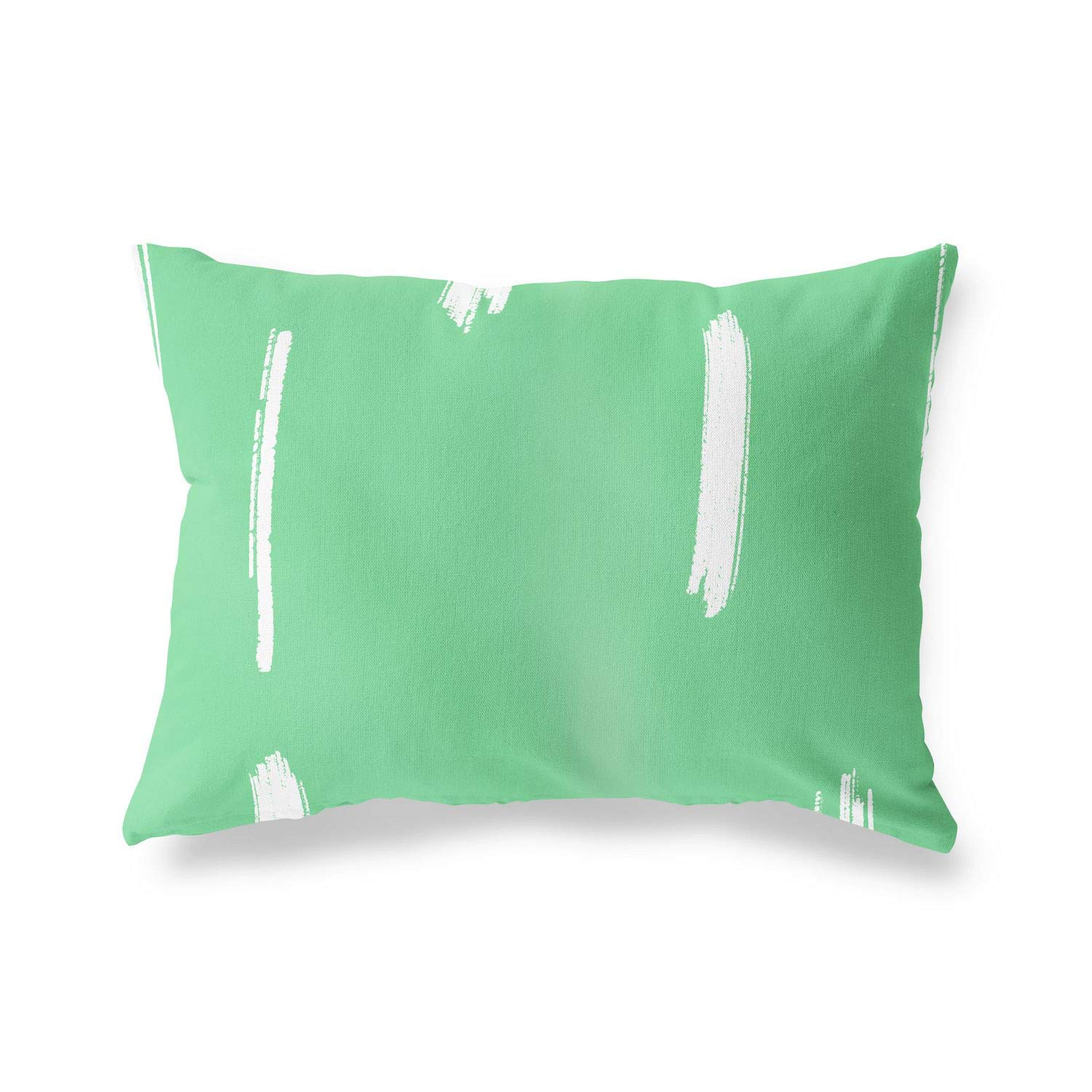 BonaMaison Decorative Cushion Cover, Petrol Green-White Throw Pillow Covers, Home Decorative Pillowcases for Livingroom, Sofa, Bedroom, Size: 45X60 Cm - Designed and Manufactured in Turkey