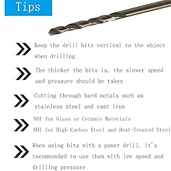 M MIMHOOY 2Pcs M35 Cobalt Drill Bits 7mm Drill Bit