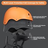 KORIMEFA Toddler Kids Helmet 51-58cm CE Safe Lightweight Breathable 2-13 Years view 7