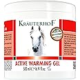 Kräuterhof® Baume Cheval Set Duo chauffant & Extra Fort (2 x 500ml) - Gel de Massage chauffant Pour les Muscles et les articulations fatigués, Soin en cas de courbatures & de tensions dorsales