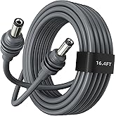 Starlink Mini DC Power Cable 16.4ft, Extension Replacement DC Power Cord Cable for Starlink Mini Power Supply Male to Male Wa