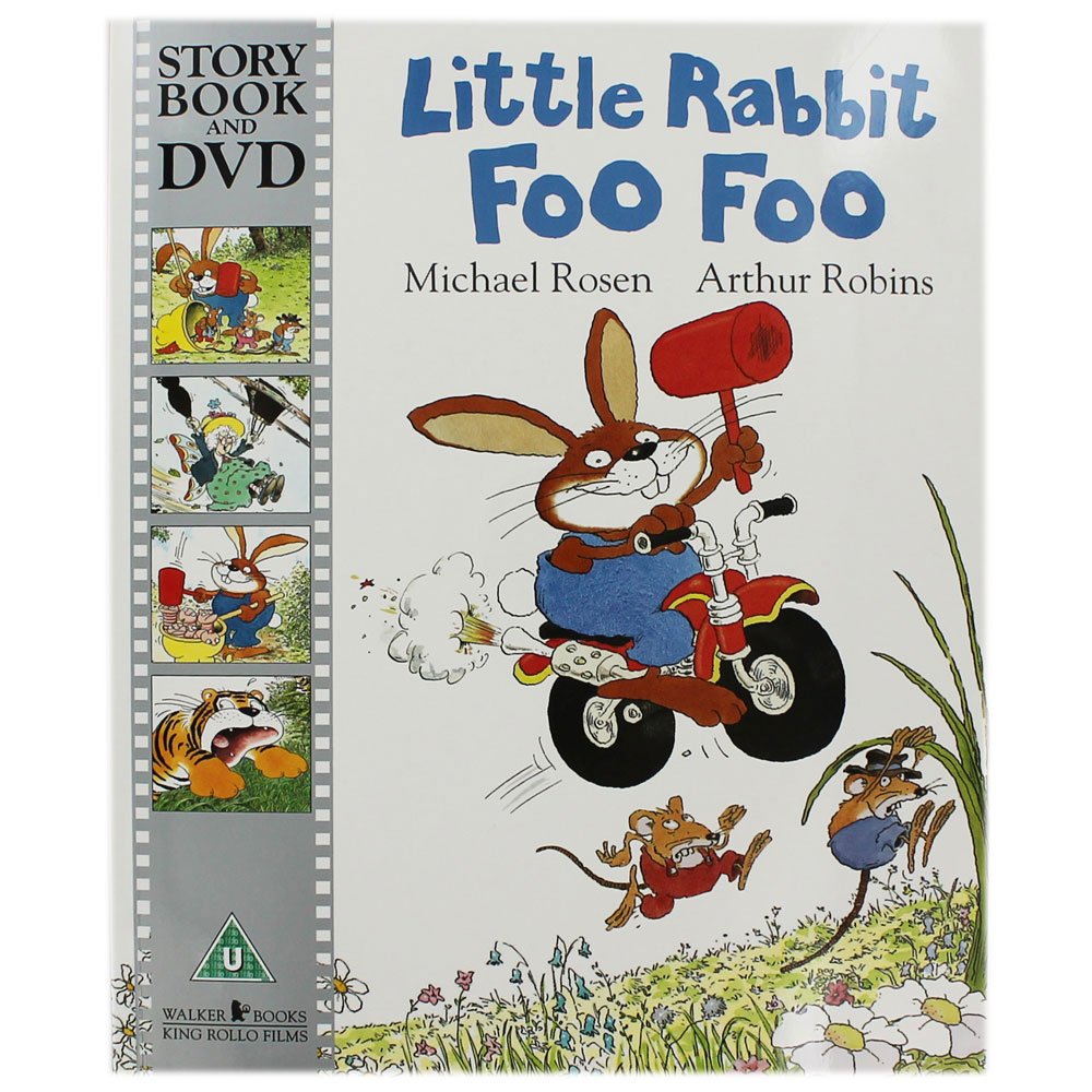 Time For A Story Little Rabbit Foo Foo Book Dvd Amazon Co Uk Rosen Michael 9781406359152 Books