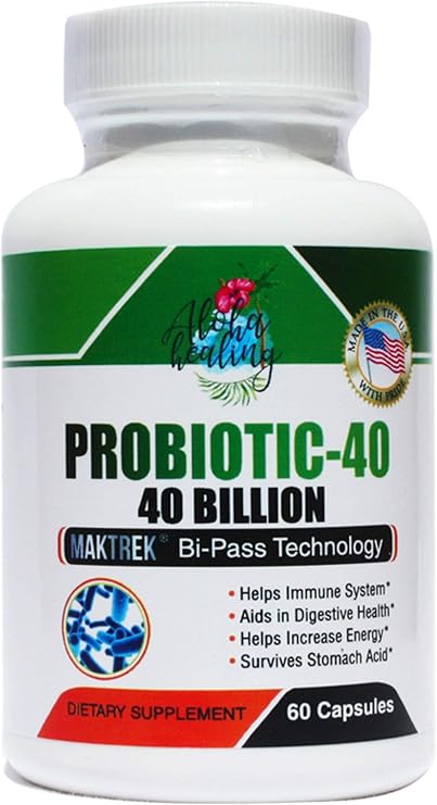 Amazon Com Aloha Healing Probiotic 40 Billion Mak Trek Bi Pass