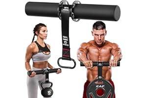 FitBeast Forearm Strengthener & Wrist Roller - Forearm Strength Trainer with Thickened Anti-Slip Grip Handles&Adjustable Strap, Perfect for Forearm Exercising, Boosting Grip Strength, Muscle Building