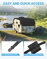 SUPAREE Caravan Roof Cover 6.5x3m 210D Oxford Waterproof UV Reflective Strips view 5