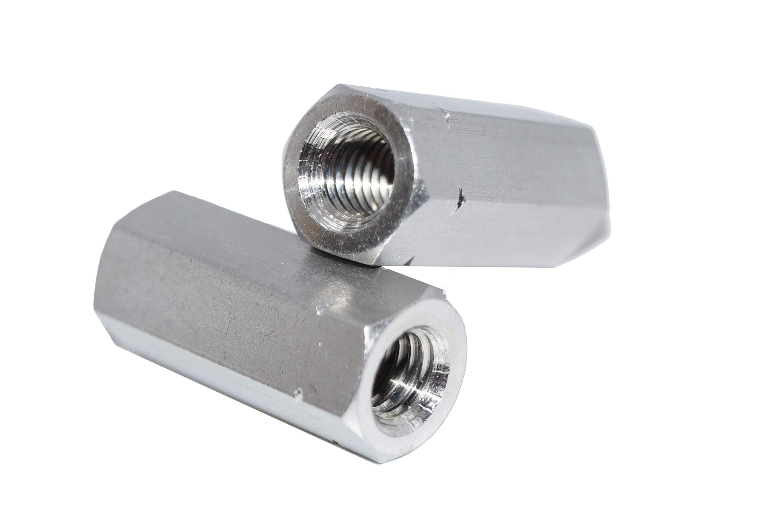 Hexagonal Sockets M8X40 10 Pieces Threaded Sockets External Hexagon Socket SW 13 Article 9071 A2 Stainless Steel