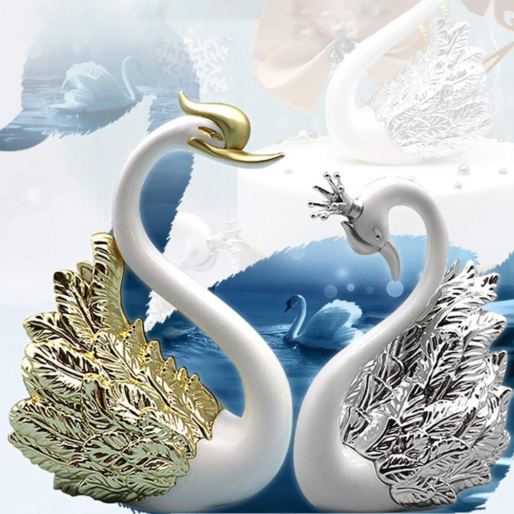 Patisserie Dore 10 Cm Saniswink Decoration De Gateau En Forme De Cygne Pour La Saint Valentin Fete Danniversaire De Mariage Patisserie Ustensiles A Patisserie Napravi Rs