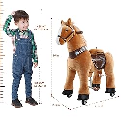 WondeRides Ride on Horse Pony Cycle Riding Horse