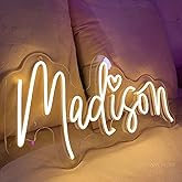 Custom Neon Signs, LED Neon Name Sign Personalized for Gifts Wall Decor, Neon Lights Sign Customizable for Bedroom Wedding Decor Office Beauty Salon Party Prom