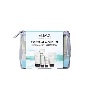 AHAVA Dead Sea Essential Moisturizing Travel Set, 4 Count