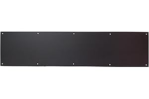 Don-Jo 90 Metal Kick Plate, Oil Rubbed Bronze Finish, 28" Width x 6" Height, 3/64" Thick