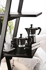 Bialetti Moka Express 3 Cups Black Aluminium Cafetière 3tz 150 ml view 2