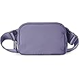 ODODOS Unisex Mini Belt Bag with Adjustable Strap Small Fanny Pack for Workout Running Traveling Hiking, Ultra Violet