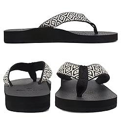 EQUICK Women's Flip Flops Arch Support Yago Mat