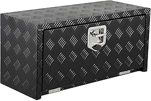 GOCAPTAIN Trailer Tongue Box, Heavy Duty Storage With Lock and Keys, Utility Truck Tool Box Storage Organizer, Tool Chest for