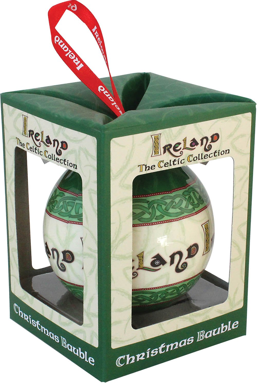 Celtic Collection Christmas Bauble With Irish Blessing