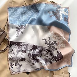 PoeticEHome 100% Mulberry Silk Neck Scarf