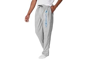FOCO NFL Mens NFL Team Logo Athletic Gray Lounge Pants