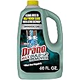 Drano Max Build Up Remover Drain Cleaner, Enzymes & Probiotics Prevents Clogs & Remove Odor-Causing Buildup, Safe for Septic,