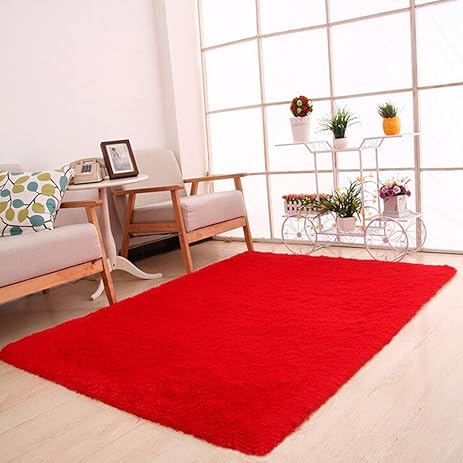 Amazon Fluffy Rugs Vibola Anti Skid Shaggy Area Rug Carpet