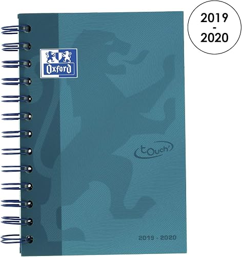 Download OXFORD 100738417 School Soft Touch Agenda Scolaire journalier 2019-2020 1 Jour par Page 352 pages 12x18 Aqua PDF