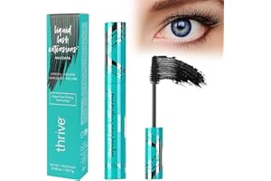 IWOTEGEN Thrive Mascara Liquid for Lash Extensions Mascara-Brynn Thick and slender,Waterproof and sweat resistant (Black 10.7g/0.38 OZ)