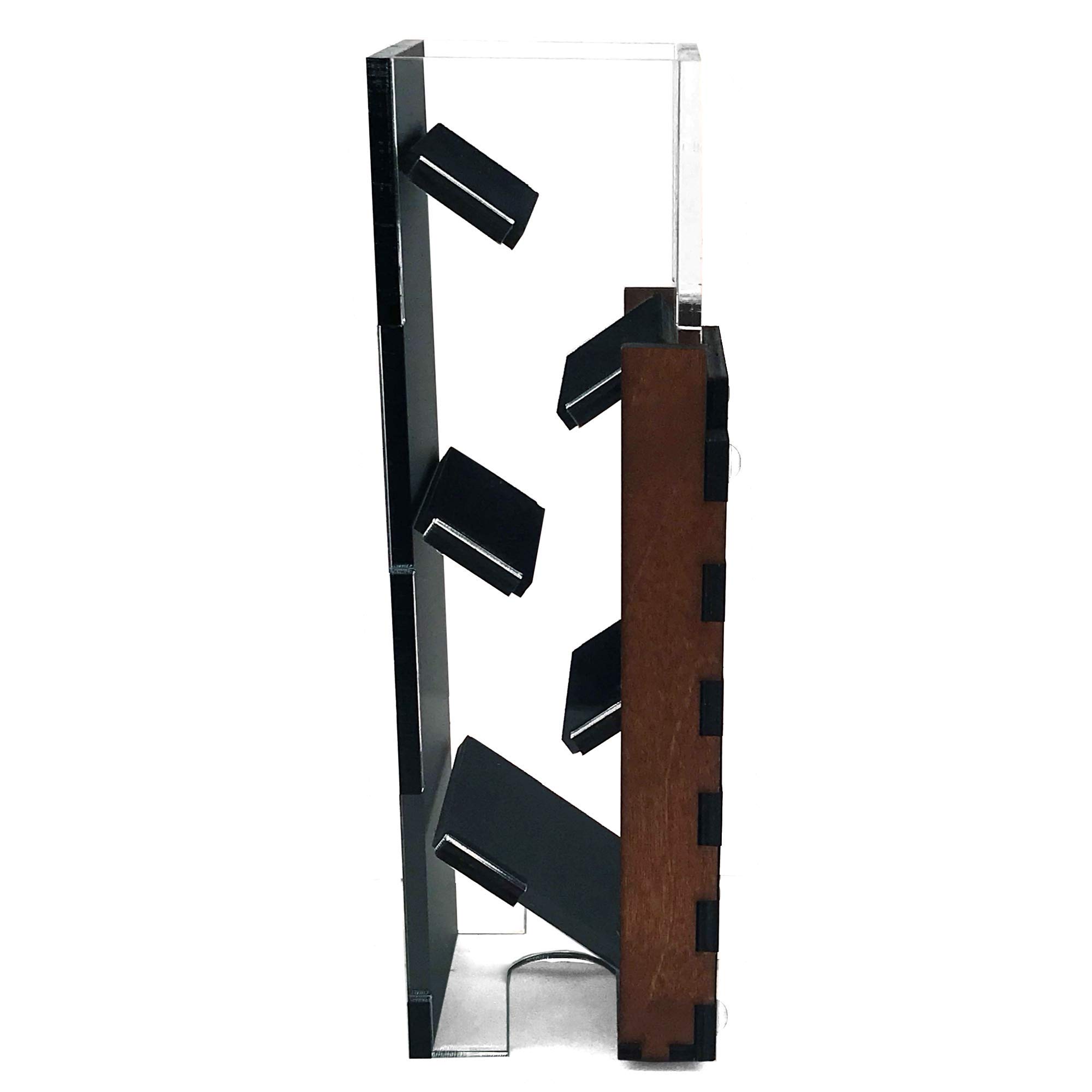 C4Labs Tall Velvet Lined Dice Tower - Softer Sound - Color Options (Tower W/Gunstock Tray)