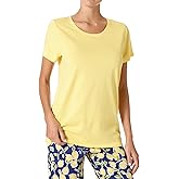 HUE Womens Short Sleeve Scoop Neck Sleep Tee