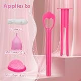 CTDMJ Menstrual Cup Applicator - Easy Insertion & Removal - Travel Case view 4