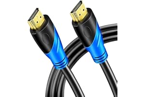 8K HDMI Cable 15FT (HDMI 2.1,48Gbps) Ultra High Speed Gold Plated Connectors,Ethernet HDMI Cord, 8K@60HZ 4K@120HZ 2K 1080P 3D