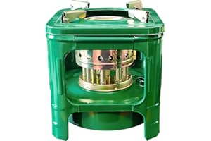 CHADWICK Camping Picnic Burner Furnace, Efficient Portable Camping Stove, Backpacking Oil Stoves Cooker Cookware, Handy Outdoor Portable Kerosene Stove (Square)
