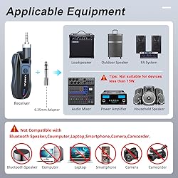 KIMAFUN Lavalier Wireless Microphone, Work