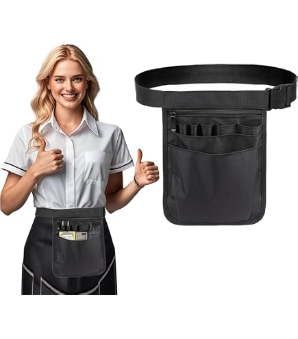 Muc-Off Workshop Apron - Adjustable Black Apron With Pockets For Bike Maintenance & DIY Projects