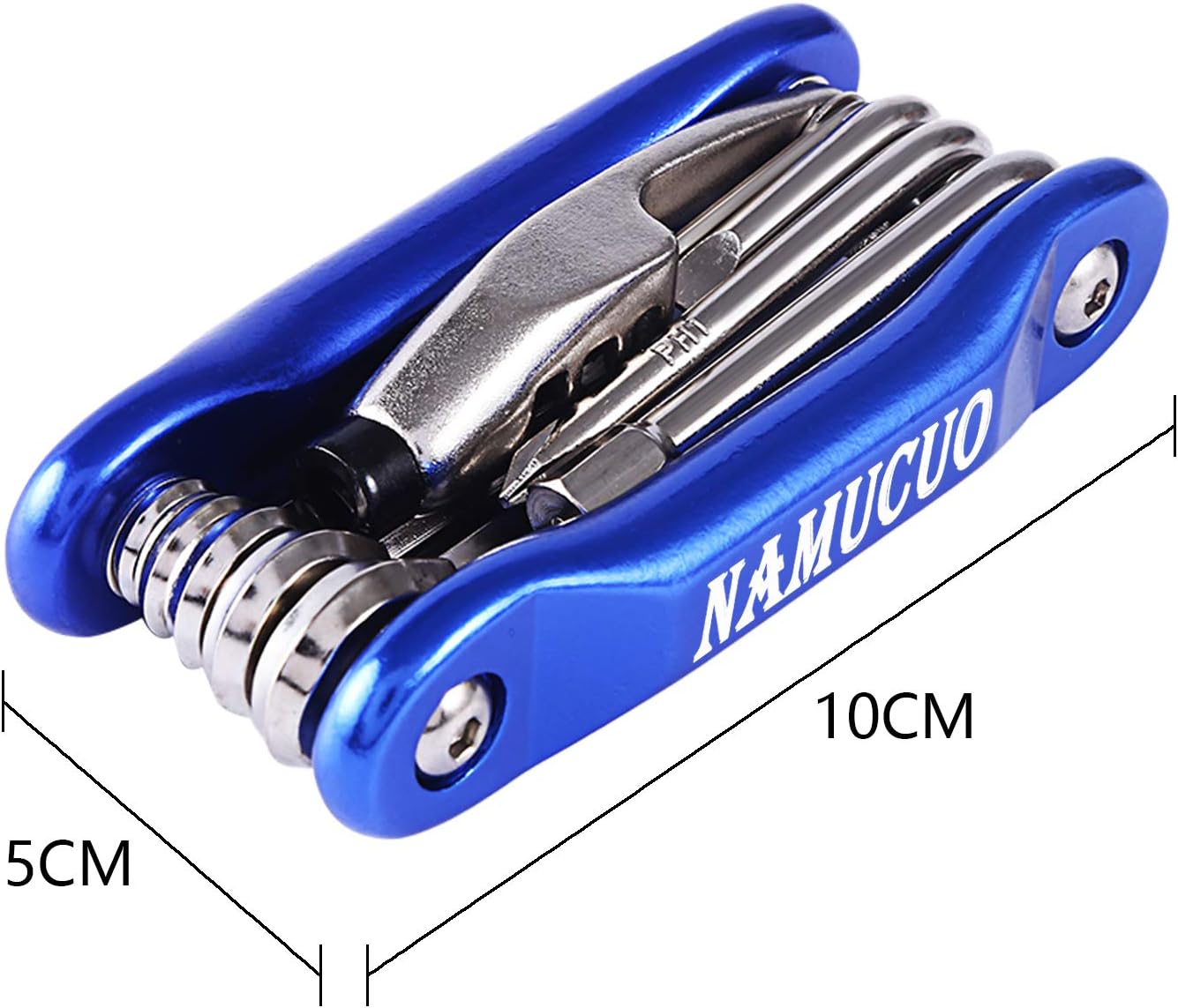 YBEKI Bike Repair Tool Kits - Bicycle Tool Set with Saddle Bag and Bicycle Multi-Tool Chain Tool (Blue Tool Kits 10 in 1 + Bag) : Sports & Outdoors