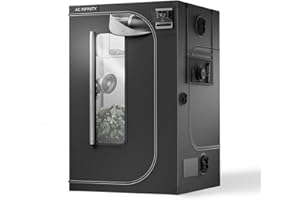 AC Infinity CLOUDLAB 866, Advance Grow Tent 5x5, Thickest 1" Poles, 2000D Mylar Canvas, Lab-Tested Highest Reflectivity, Largest Zipper Window, Controller Mount Plate, 60" x 60" x 80" Indoor Growing